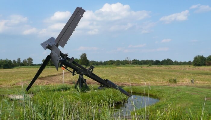 Tjasker molen in Weerribben-Wieden